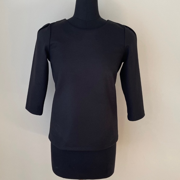 Club Monaco Top with Rose Gold Zipper - Picture 1 of 13